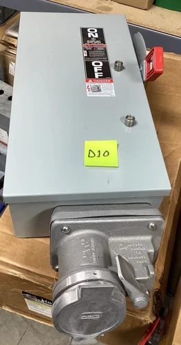 GE Heavy Duty Safety Switch TH3362JCH 60A 3P Model 12