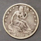 1873 Arrows Seated Liberty Half Dollar F