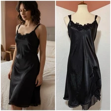 Studio Donatella Y2K Slip Lingerie Romantic Dress Womens Whimsigoth Lolita Sz L
