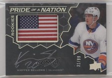 2020 SPx UD Black Pride of a Nation Rookies 31/99 Kieffer Bellows Patch Auto i9i