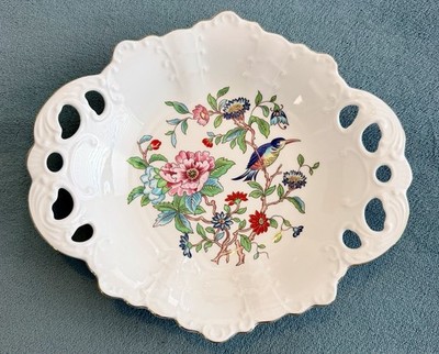 Aynsley Pembroke 10'' Fine Bone China Oval Dish Gold Trim Bone China
