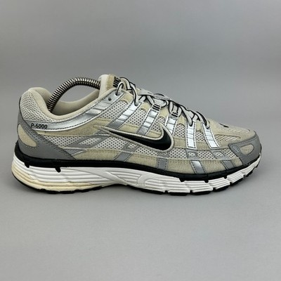 Nike P6000 Schuhe Damen Größe UK7,5 weiß silber Bowerman Serie Laufen Turnschuhe