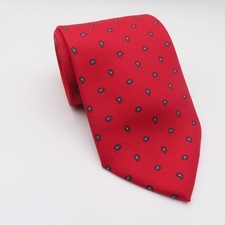 Brooks Brothers Makers Tie Silk Red Paisley 3.5" 56" USA Vintage