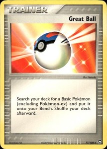 Pokemon Great Ball Power Keepers 77/108 Light Play LP+ or Better