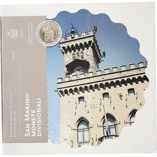[#1509223] San Marino, Set 1 ct. - 2 Euro, Coin Card, BU, 2015, MS