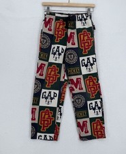 Gap Disney Kids Vintage Soft Mickey Mouse Logo All Over Print Sweatpants Sz XL