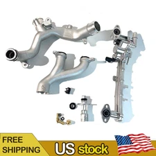 5.0L Upgraded Metal Coolant Water Pipe System Kit Fit for Land Rover Jaguar