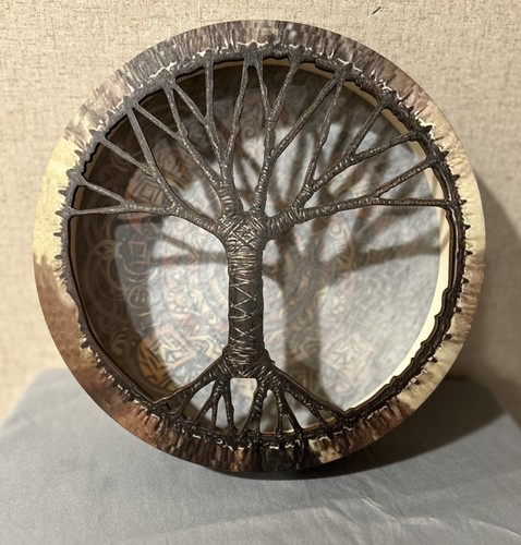 Shaman Drum 10 Inch Handmade Shamanic Drum Hand Drum with Tree of Life
