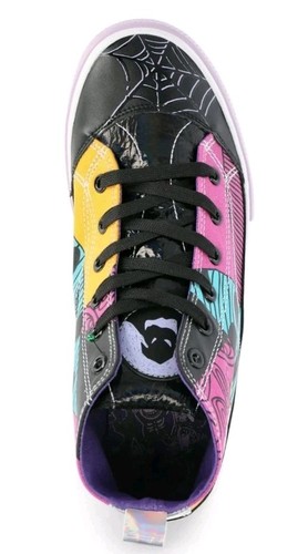 NEW Disney SZ 8 NIGHTMARE BEFORE CHRISTMAS Women’s Sneakers Hi-Top Shoes - Picture 5 of 12