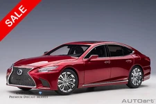AUTOart Lexus LS500h Morello Red Metallic w/ Black Interior - 1:18 78869