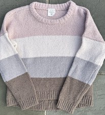 Abercrombie Kids Girls Sweater Size 7/8 Stripes Extra Small  7  8  XS