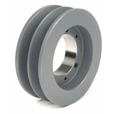 1/2 In To 1-5/8 In Quick Detachable Bushed Bore 2 Groove V-Belt Pulley 3.35 In