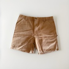 Vintage Carhartt B25 BRN Utility Carpenter Shorts Mens Size 40 EUC