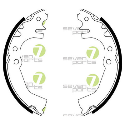 Bremsbackensatz 7 Seven Parts SVG10850 für Hinterachse