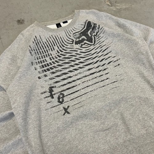 Fox Racing Graphic Logo Pullover Sweatshirt - Heather Grey - Men's XL