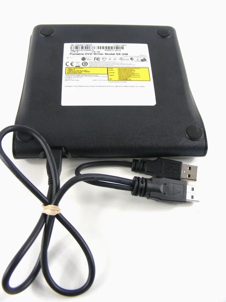 Samsung Portable DVD Writer Model SE-208 Brand New Still Has Clear Plastic Cover - Image 2 of 4