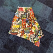 NWT Adidas Originals All Over Print Skirt Multicolor Graphics X S