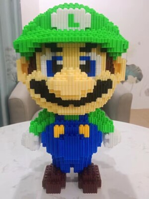 Super Mario Bros Luigi Magic Blocks Set 1690Pcs 3D DIY Building