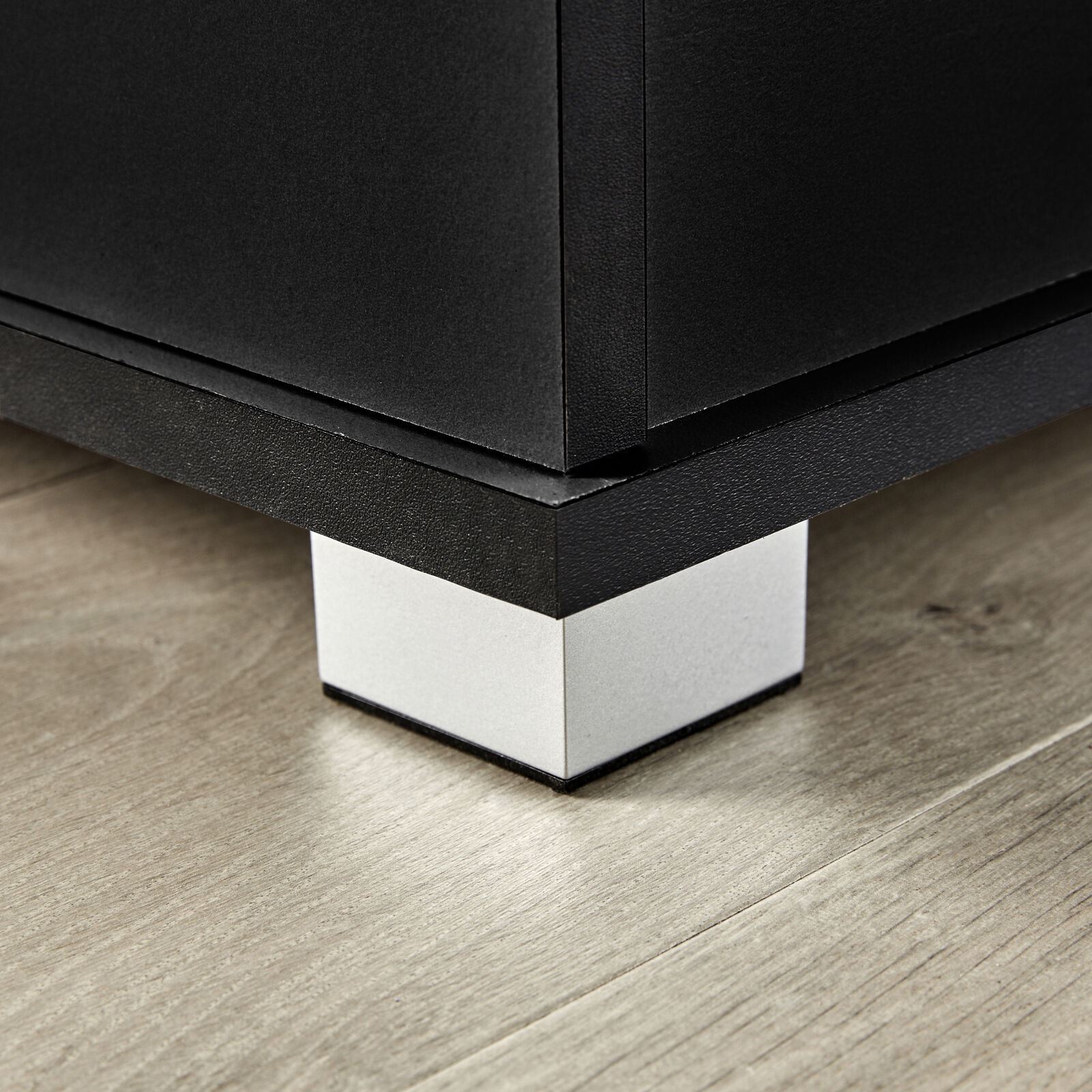 Ottoman Storage Chest Black Toy Chest Bedding or Blanket Box Large