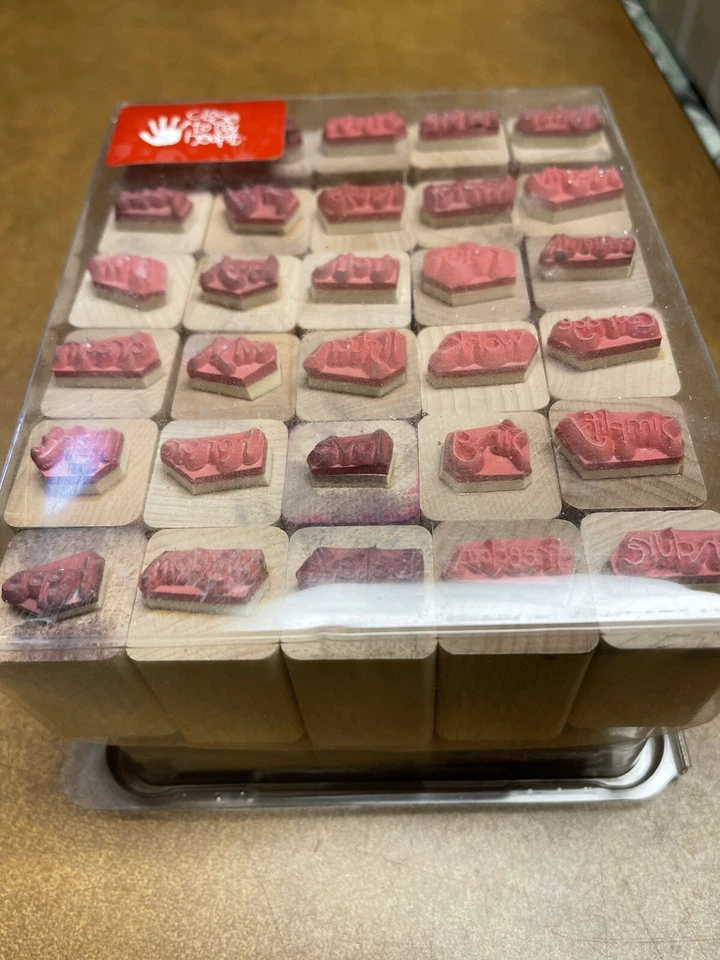 Close to My Heart / CTMH / Word / Juego de 30 súper sellos grandes ¡Excelente! Artesanía Foto 3 de 3