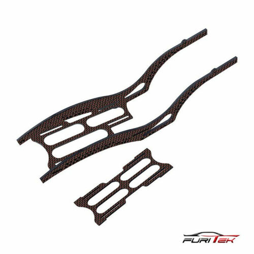 RED FURITEK SCYTHE CF RAIL FRAME FOR AXIAL SCX24 CRAWLER - Picture 3 of 3