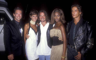 Guest Christy Turlington Roger Wilson Naomi Campbell and gues .. Old Photo 3