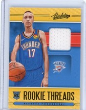 2020-21 Absolute Memorabilia Aleksej Pokusevski Rookie Threads Jersey Relic