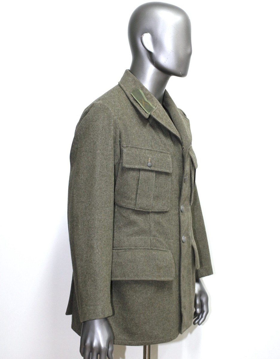 40's Swedish Army Hospital Jacket ① Vintage 40s Swedish Army
