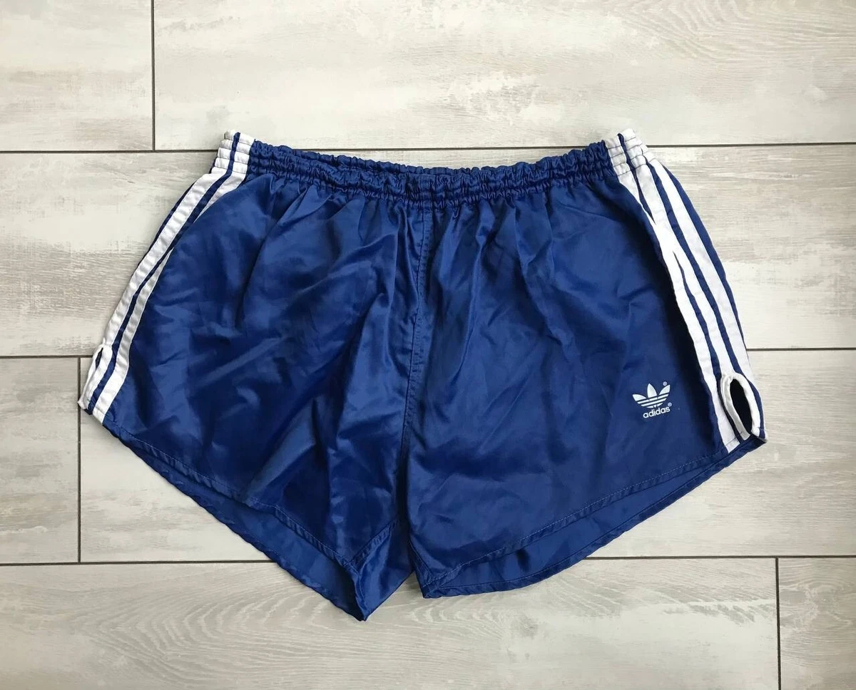 ADIDAS WEST GERMANY 80s FOOTBALL SPRINTER NYLON SHORTS VINTAGE