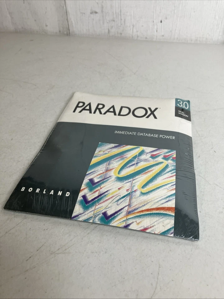 Borland Paradox Engine 3.0 1992 - Trial Version- DOS/Windows New Sealed - Image 2 of 4
