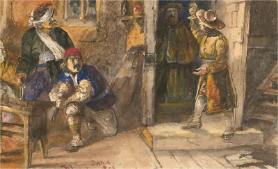 C. Thornton - 1865 Aquarell, Verrat
