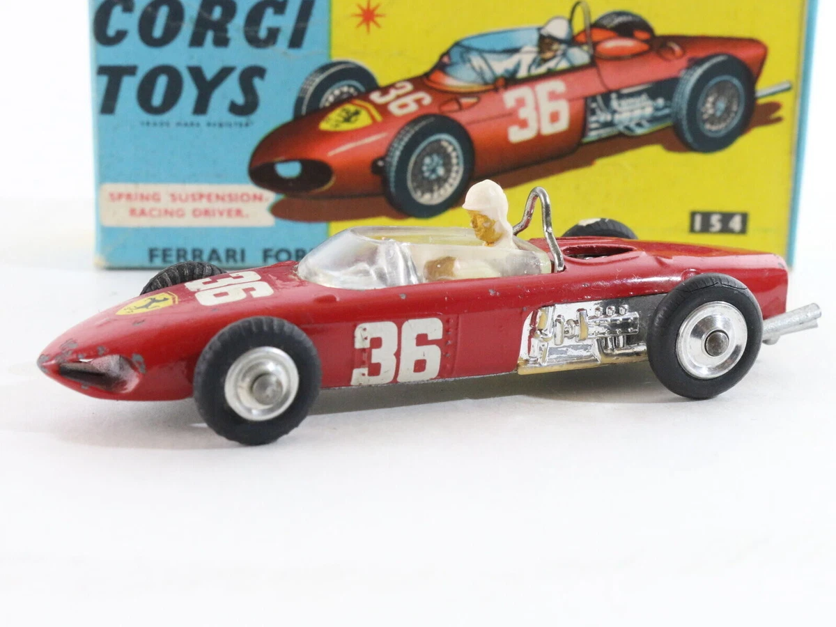 Ferrari Formula 1 Grand Prix Race Car 36 Corgi Toys 154 WITH Box