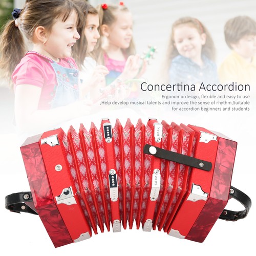Concertina Accordion Portable Professional For Adults Musical Instrument GFL - Picture 12 of 16
