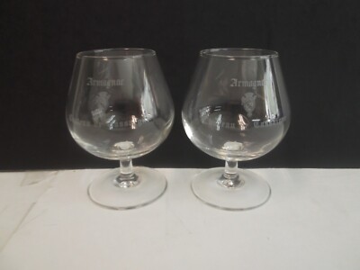 ARMAGNAC SNIFTER GLASSES FROM CHATEAU DE CASSAIGNE SET