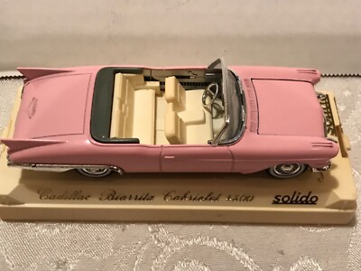 Solido 1/43 1957 Cadillac Biarritz Eldorado Pink #4500 Diecast