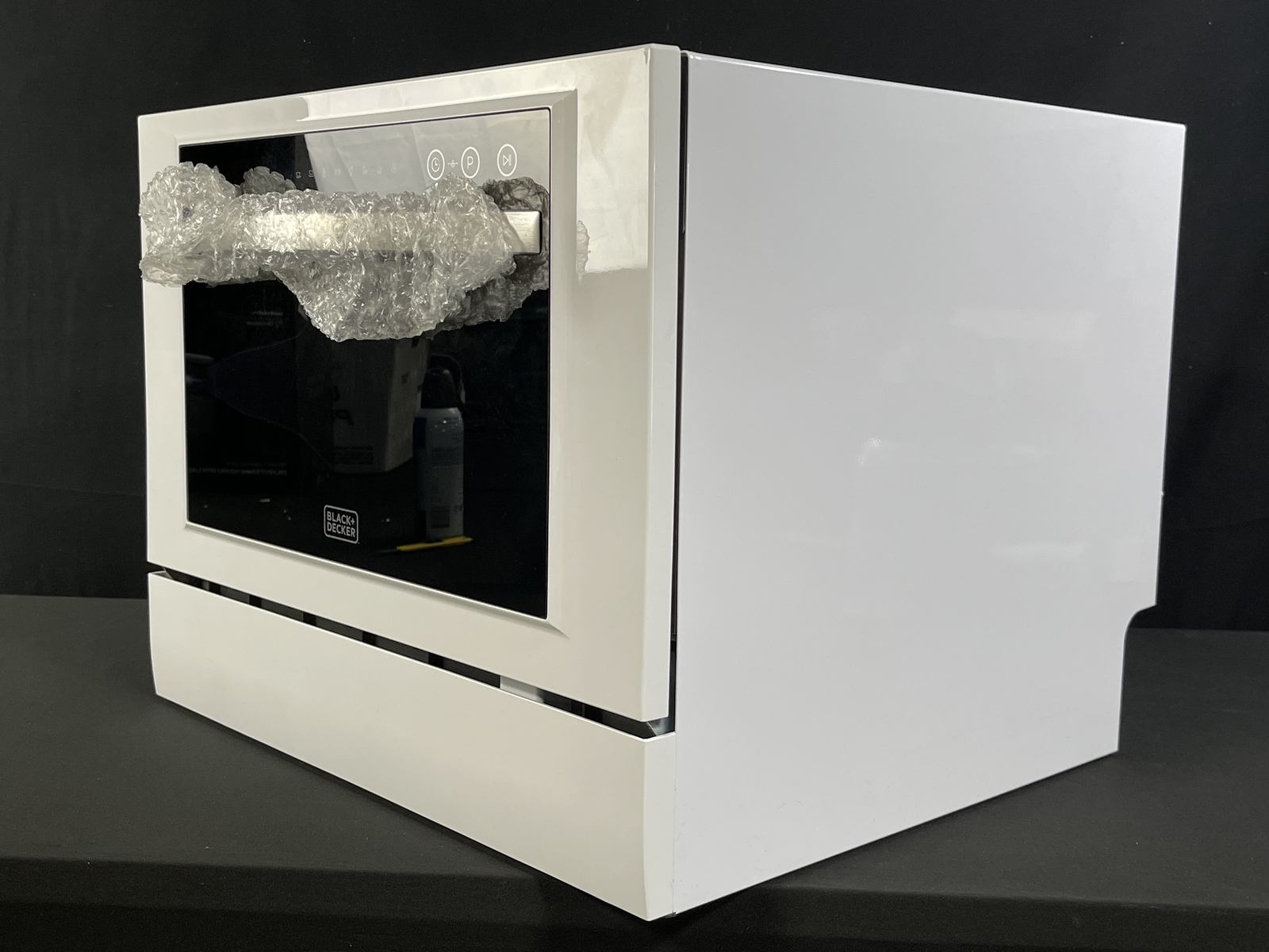 Black + Decker Countertop Dishwasher BCD6W 6 Setting Includes Faucet