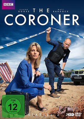 THE CORONER - STAFFEL 2 - GOSSE,CLAIRE/BARDOCK,MATT/GOMM,OLIVER  3 DVD NEU 