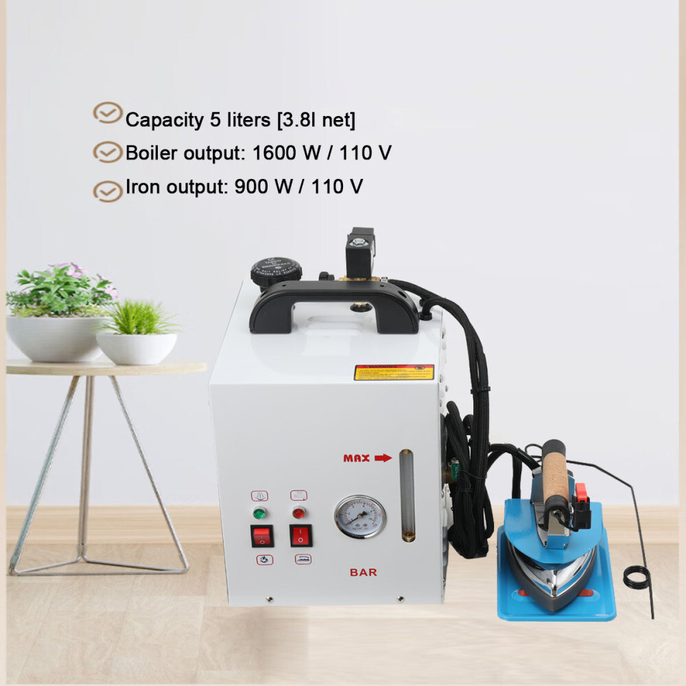Ing System Professional Steam Generator With Iron Iron Station 1600w 5 Liter