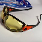 Elvex Safety Glasses Yellow TINTED Foam Lined Anti-Fog GG-40A