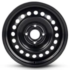New Wheel For 2007-2012 Nissan Sentra 16 Inch Painted Black Steel Rim