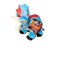 Jurassic Park World Dominion Plush Stuffed Animal - NASUTOCERATOPS 8 inch 