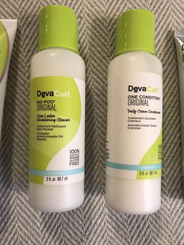 Deva Curl On-The-Go Travel Size Set Shampoo Conditioner Styling Cream Gel 5pcs - Picture 2 of 3
