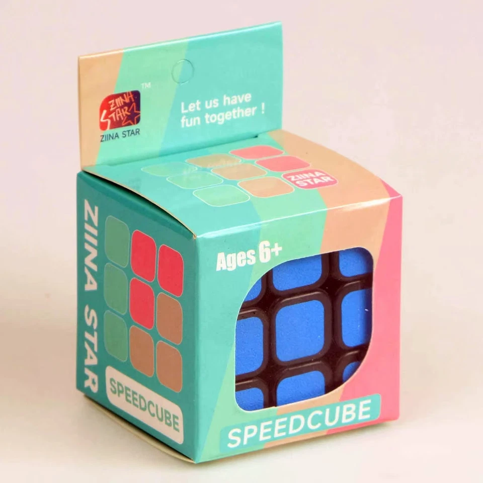 Clásico Puzzle Cubo Mágico Niños Adultos Divertido Juguete Inquieto Estrés Juego Mental Juguete Regalo Reino Unido Foto 3 de 4