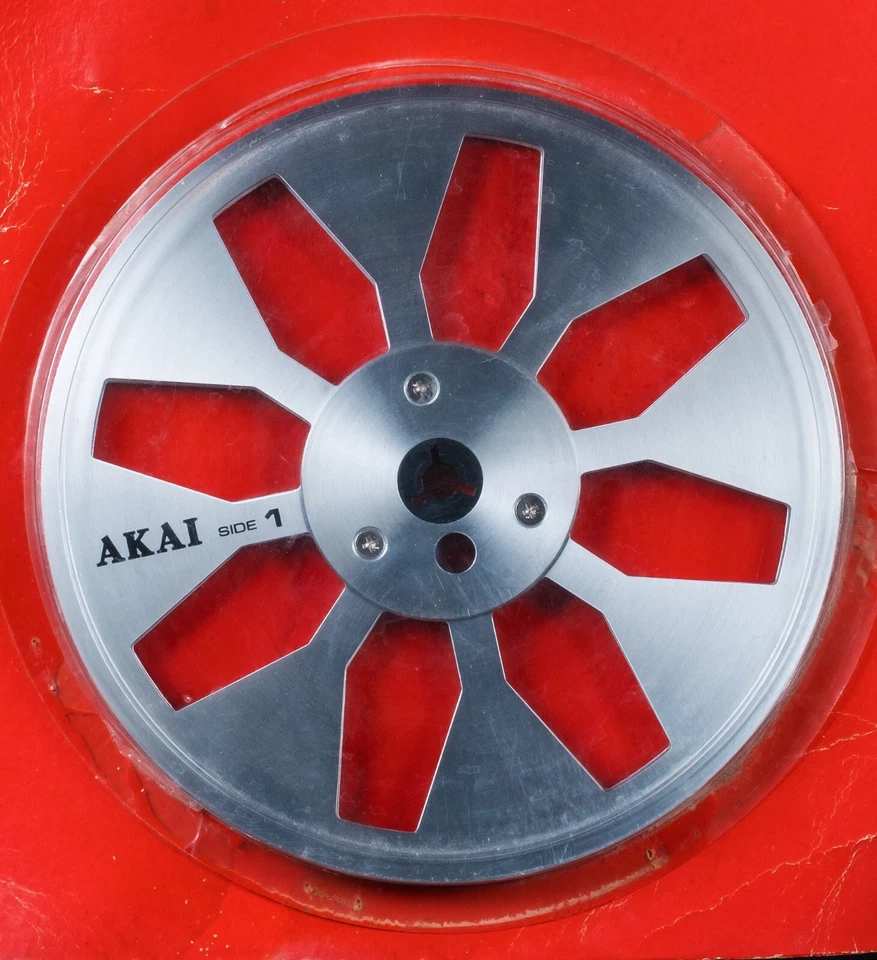 Carrete a carrete de metal AKAI R-77MP R-77M-J 7" para grabadora de cinta para GX-747 GX-77 Foto 2 de 4