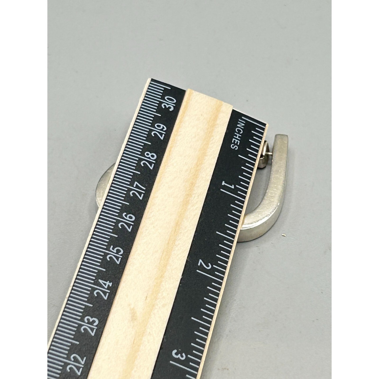 Solid Sterling Silver 925 Hook Shaped Earrings Op… - image 8