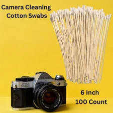 Cotton Swabs For Camera Cleaning - 100 Count - Free Shipping