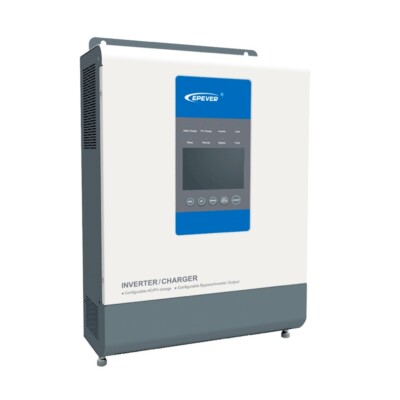 EPEVER UPower Reiner Sinus Wechselrichter 3000W 24V MPPT Solar Ladegerät 780W (UP3000-M3322)