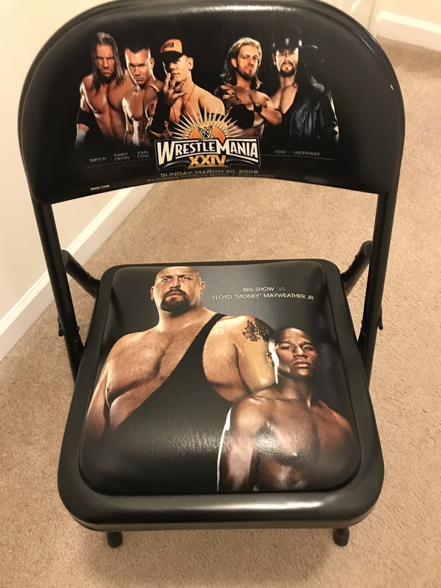 WWE WrestleMania 21 特別リングサイド パイプ椅子 WWE