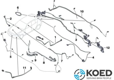 BMW Kabelsatz Frontschürze 61129337191 online kaufen | eBay