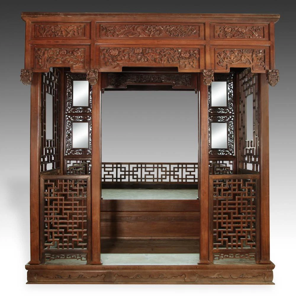 Antique chinese bed deals